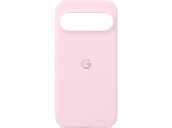 Funda - Google Pixel 9 + Pixel 9 Pro, Compatible con Pixel 9 y Pixel 9 Pro, Silicona, Resistente a Manchas, Rosa Cuarzo