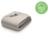 Manta eléctrica - Daga Sueño Cálido, 2 Niveles, 50 W, 150x80 cm, Mando separable, Lavable, Gris
