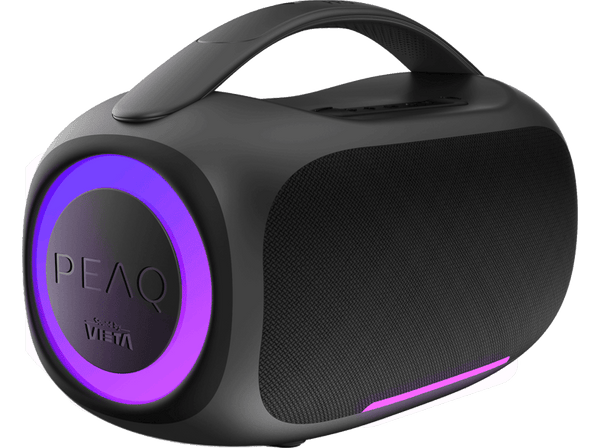 Altavoz bluetooth - PEAQ Power Max 2, 60 W, Bluetooth, 8 h de autonomía, Negro