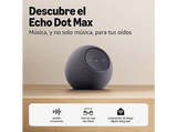 Altavoz inteligente - Amazon Echo Dot Max, 1 tweeter de 0,8 y 1 woofer de 2,5, Omnisense, Graphite