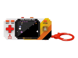 Consola retro portátil - My Arcade Pixel Pocket Pro Atari, 25 juegos Atari, Llavero portátil