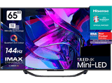 TV Mini LED 65'' - Hisense 65U7KQ Smart TV UHD 4K, Quantum Dot Colour, Modo Juego 144Hz, Full Array Local Dimming, Hi-View, Dolby Vision IQ & Atmos