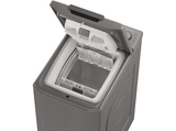 Lavadora carga superior - Candy TCAS274TMR5-S, ProWash 500, 7 kg, 1200 rpm, Motor Inverter, Wi-Fi, Antracita