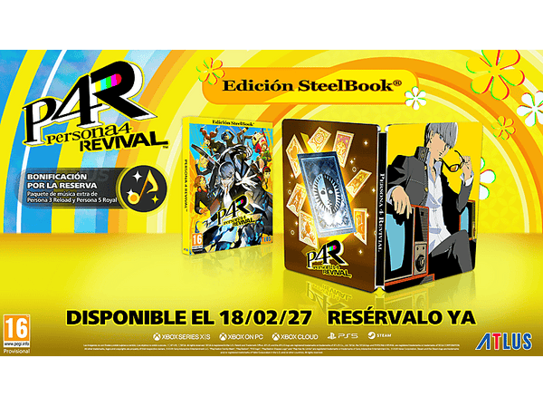 PS5 Persona 4 Revival. Steelbook Edition