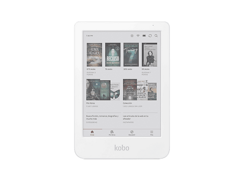 eBook - Kobo Clara Colour, Pantalla Táctil Color E-Ink  Kaleido™ 3 de 6”, 16GB, 1448 x 1072, Modo Oscuro, Blanco