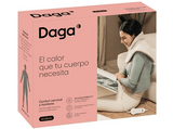 Almohadilla eléctrica - Daga DAG16868, 110 W, 4 Niveles de temperatura, Tecnología: Intellisense, Tejido doble, Beige