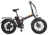 Bicicleta plegable - Youin Texas II, 250 W, Velocidad máx. 25 km/h, Autonomía 45 km, Pantalla LCD, Luz Frontal y Trasera, Naranja, Negro