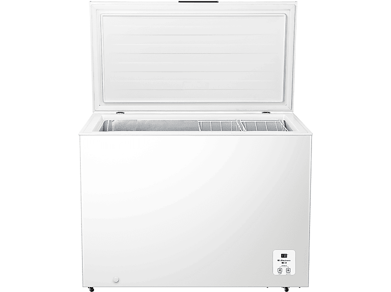 Congelador horizontal - Hisense FT386D4AWLYE, 84.7 cm, 297 l, Función Dual,  Bordes suaves, Blanco