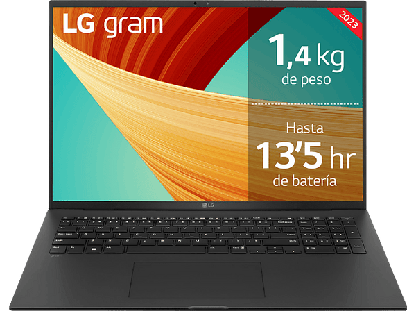 Portátil - LG 17Z90R-E.AD75B, 17" WQXGA, Intel® Evo™ Core™ i7-1360P, 32GB RAM, 512GB SSD, Windows 11 Home