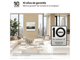 Aire acondicionado Split 1 x 1 - LG GALLERY09TV, 2236 fg/h, Wi-Fi, Gold Fin™, Freeze Cleaning, Blanco