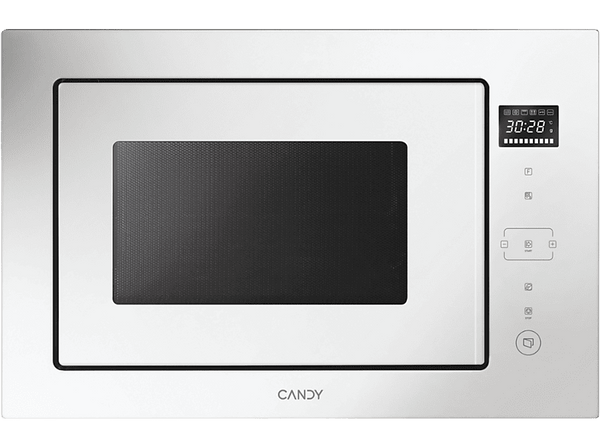 Microondas con grill integrable - Candy CA38MWN7NW, Grill de 1100 W, 8 niveles, 28 l, Blanco