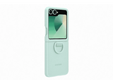 Funda - Samsung Silicone Case, Para Samsung Galaxy Z Flip6, Con anillo, Mint