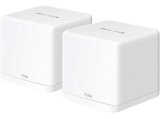 Sistema WiFi Mesh - Mercusys Halo H60X, Pack 2, 1500 Mbps, MU-MIMO, 350 m², +100 Dispositivos, Blanco