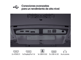 Monitor gaming - LG UltraGear™ 32GX850A-B, 32 UHD 4K, 165 Hz, 0.03 ms, OLED, 2x HDMI, 1x USB-C, Morado Grisáceo