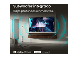 TV Mini LED 55 - Hisense 55E8S, UHD 4K, Quad Core / MT9618, Total HDR, Subwoofer integrado, IA 4K, Negro