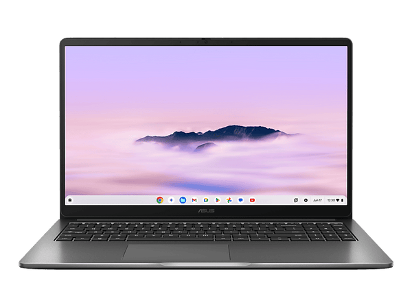Portátil - ASUS Chromebook Plus CX15 CX1505CTA-S70119, 15.6" Full-HD, Intel® Core™ 3 N355, 8GB RAM, 256GB eMMC, UHD Graphics, Google Chrome OS