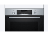 Horno - Bosch HBG579ES3, Serie 6, Multifunción, Pirolítico y Asistente de limpieza con agua, 71 l, 60 cm,  HotAir 3D, Función Air Fry, Inox