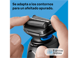 Afeitadora - Braun Series 5 52-B7000cc, Con centro de limpieza SmartCare, Tecnología Autosense, Azul