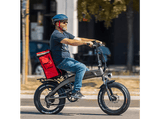 Bicicleta de Montaña - smartgyro Rhino, Eléctrica, Plegable, Potencia Nominal 250W, Velocidad 25 km/h, Autonomía 60 km, 7 Velocidades, Gris