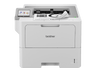 Impresora láser - Brother HL-L6410DN, Monocromo, Red Cableada y WiFi Opcional, 50ppm, Blanco