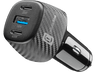 Cargador coche - CellularLine CBRUSB3PD103WK, 2 Puertos USB-C 1 Puerto USB-A, Hasta 103 W, Universal, Negro