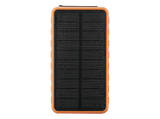 Powerbank - CellularLine PBSOLAR20000O, 20000 mAh, 1x USB-C, 1x USB-A, 20W, Solar, Naranja