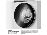 Lavadora carga frontal - Hisense WF5I1245BWR, 12 kg, 1400 RPM, 18 programas, Fondo reducido 55.5 cm, Autodosificación, Blanco
