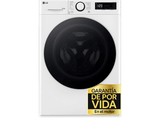 Lavadora secadora - LG F4DR6009A1W, Serie 600, 9 kg / 6 kg, 1400 rpm, 12 programas, AI Direct Drive™,  TurboWash™360˚, Blanco