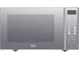 Microondas con grill - Beko MGF23330S, 900 W Potencia del Microondas, 100W Potencia Grill, 5 Niveles de Potencia, 23 l, Sliver