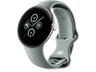 Smartwatch - Google Pixel Watch 2, 41 mm AMOLED, GPS, Android, Caja aluminio oro champagne, Correa deportiva verde liquen