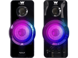 Altavoces con cable - Woxter Big Bass 95 RGB, Audio jack de 3.5mm, USB, Conector de audio adicional, 20W, Negro