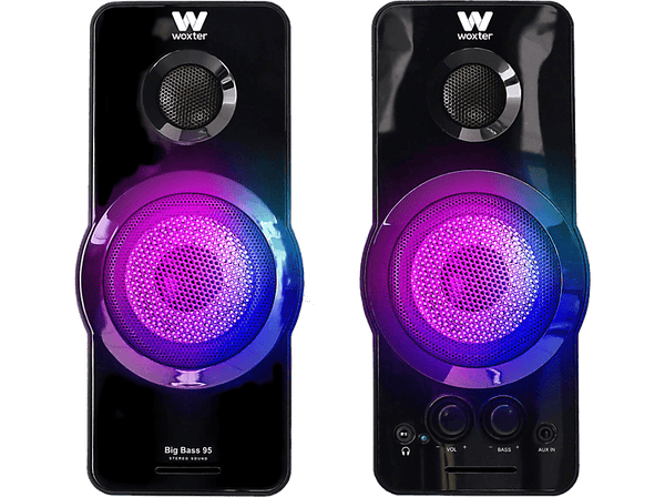 Altavoces con cable - Woxter Big Bass 95 RGB 125878