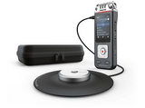 Grabadora de voz - Philips DVT8115, 8 GB, Grabación de 360°, Batería recargable, Con App, Antracita