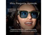 Gafas IA - Meta Nova, Negro clásico, Lentes en gris polarizado, Gafas con IA y cámara, Talla Estándar, Unisex