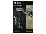 Afeitadora - Braun Series 9 Sport  9352CC, Centro de carga y limpieza SmartCare, Afeitadora eléctrica en seco y en mojado, , Negra
