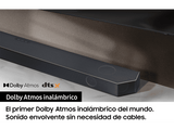 Barra de sonido - Samsung HW-Q990C/ZF, Bluetooth, Dolby Atmos inalámbrico, 41W, 11.1.4 canales, Compatible con asistentes de voz, WiFi, Negro