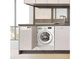 Lavadora integrable - Hisense WF3M841BWIES, 8 kg, 1400 rpm, 15 programas, Secado Allergy Care, Clase A, Blanco