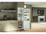 Frigorífico una puerta integrable - Whirlpool WHSD18A013C1, 6th Sense, 177 cm, 306 l, Acero
