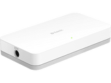 Switch - D-Link GO-SW-8G, 8 puertos, Gigabit Ethernet LAN RJ-45, Sin gestión, 1000 Mbps/puerto, blanco