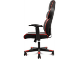 Silla gaming - Woxter Station Alien v2.0, Hasta 150 kg, Reposabrazos Fijos, Ruedas Antiarañazos, Rojo
