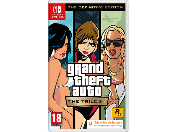Nintendo Switch Grand Theft Auto: The Trilogy – The Definitive Edition (Código de descarga)
