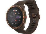 Reloj deportivo - Polar Grit X2, Brown, 22 mm, 1.28, 90h Autonomía en modo ECO, Silicona, GPS Dual