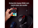 Auriculares gaming - HyperX Cloud Alpha 2, Diadema, Inalámbricos, 250 h, PC/Consolas, Micrófono, Sonido Hi-Fi, Negro