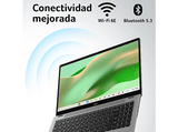 Portátil - Acer Chromebook 315 CB315-7H-C6FD, 15.6 Full-HD, Intel® N50, 8GB RAM, 128 GB eMMC, UHD Graphics, Google ChromeOS, Plata, Sin cargador