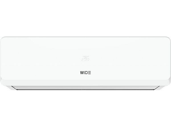 Aire acondicionado Split 1 x 1 - Wide WDS12IUL5ECO-R32, 3010 fg/h frío, 3.5 kW calor, Inverter, Botón turbo, Temporizador 24h, Blanco