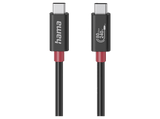 Cable USB-C - Hama 00200799, E-Marker, USB-C a USB-C, 1m, 240 W, Negro
