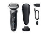 Afeitadora - Braun Series 7 72-G1200S, 3 modos, 1 accesorio de precisión, 60 min autonomía, Afeitado en seco y en mojado, Gris