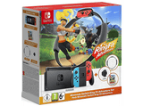 Consola - Nintendo Switch, 6.2, Joy-Con, Azul y Rojo Neón Aro Ring Fit + Ring Fit (Código descarga)