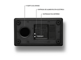 Altavoz estéreo - Marshall Acton IV, 110 W, 1 woofer clase D de 60W y 2 tweeters clase D de 25W, BT, AUX y RCA, Negro