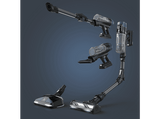 Aspirador escoba - Rowenta X Force Flex 14.80, Aspira y friega, Potencia succión 240 AW, 670 W, 90 min autonomía, 1,8 kg, Tubo Flex, 0.65 l, Azul